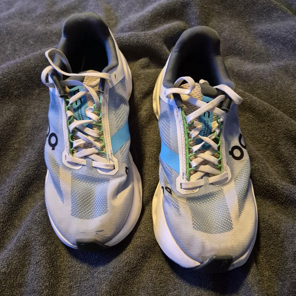 On Cloudsurfer Next running shoe Niagara and Whit… - image 2